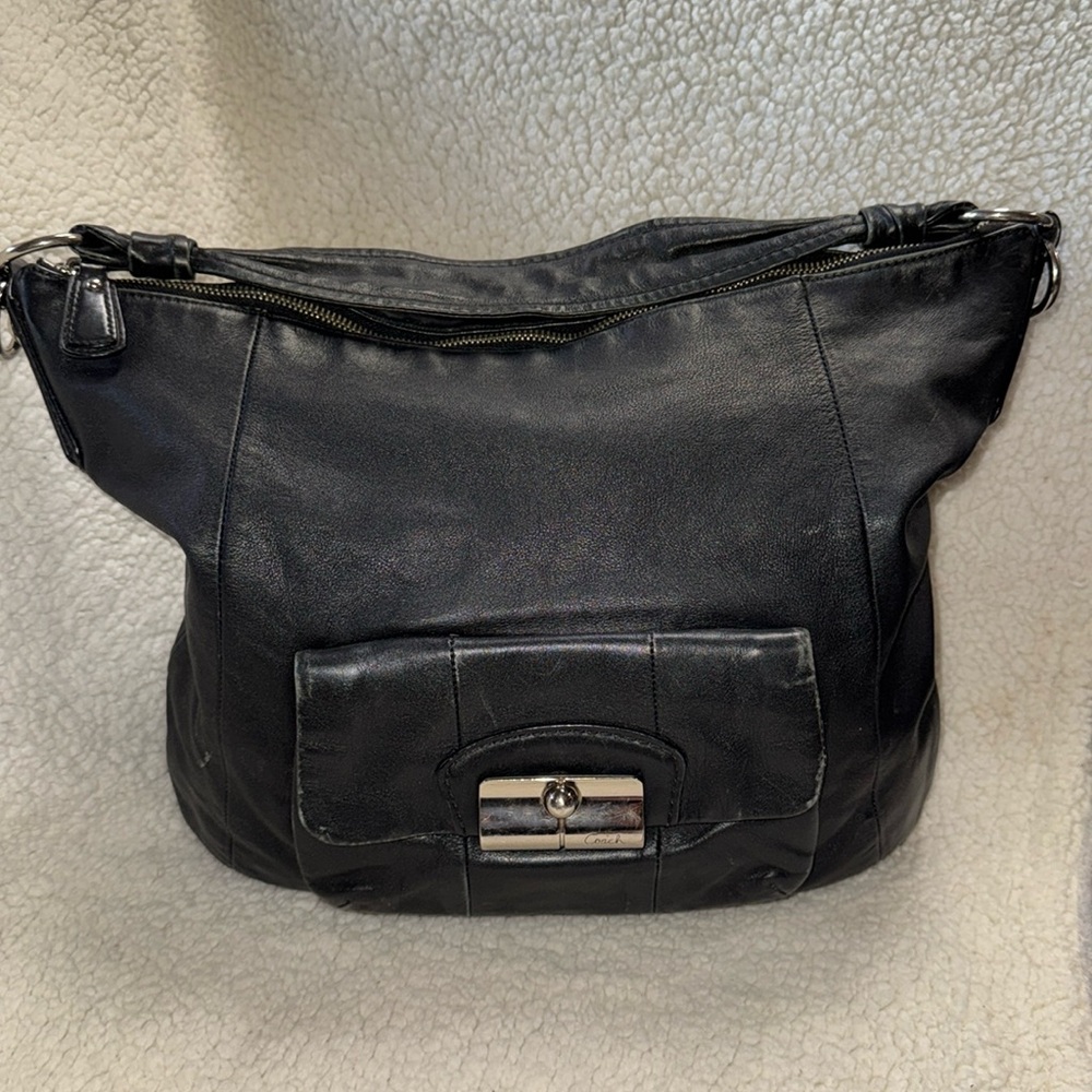 Coach Leather Shoulder Bag